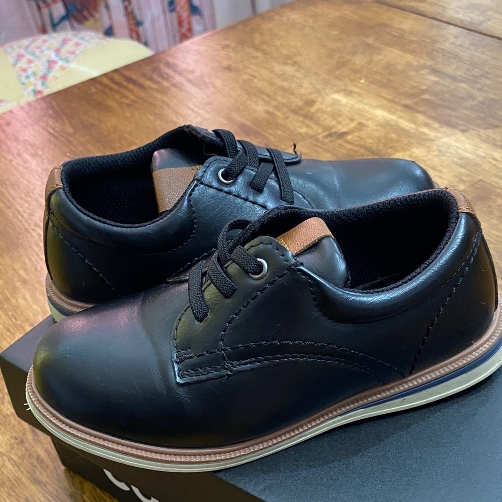 Mix No. 6 Black and Brown Toddler Dress Shoes